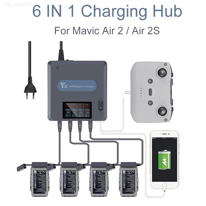 6 in 1 Digital display Battery - Drone Battery Balance Charger 评论和价格