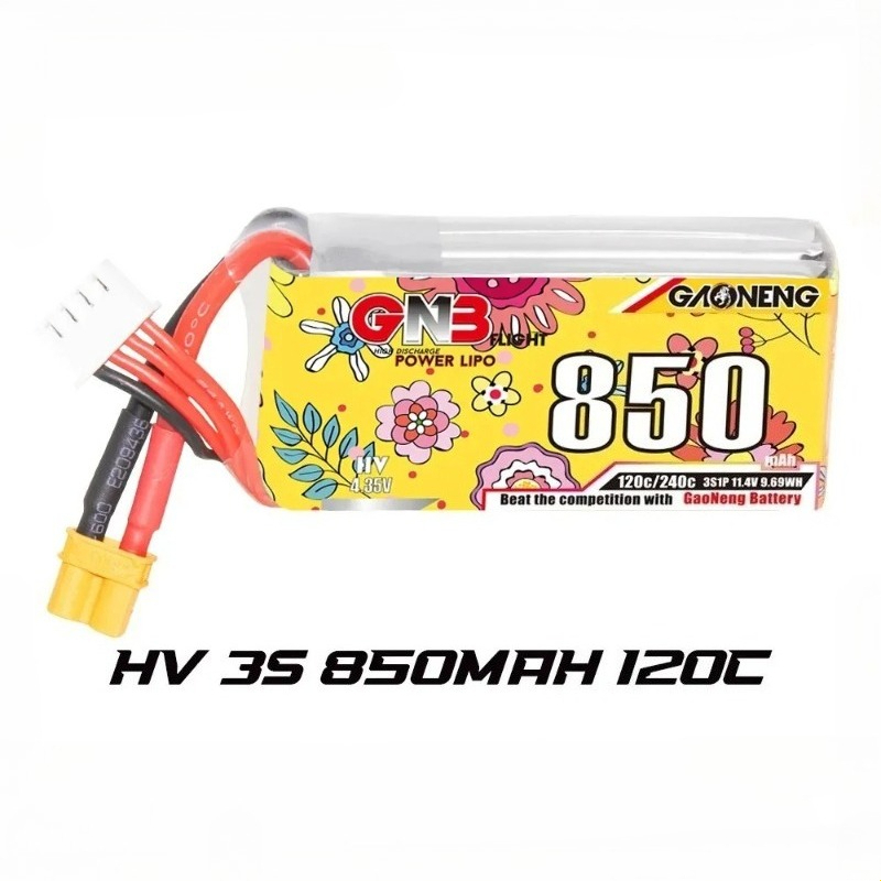 1pcs new GNB LiHV 3S 11.4V 850 - Drone Battery 3S 评论和价格